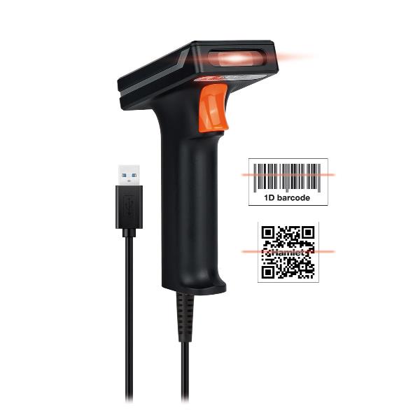 Hamlet BARCODE SCANNER IND 2D/1D/QR  USB